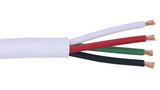 Liberty AV 16-4C-EX+-WHT | White EXTRAFLEX 16 AWG 4-Conductor Heavy Duty Speaker Cable Reel