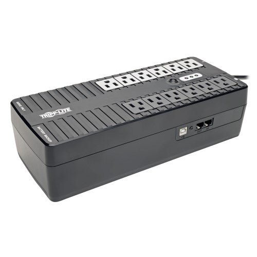 Tripp-Lite INTERNET900U | 900VA 480W Standby UPS - 12 NEMA 5-15R Outlets, 120V, 50/60 Hz, 5-15P Plug, ENERGY STAR, Desktop/Wall
