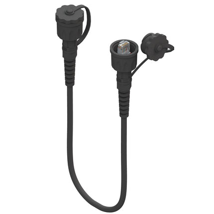 Belden E504002 010S1 | Cord Sets, DataTuff Cat 5e 600V AWM IP67 RJ45 Cord Set, 2m