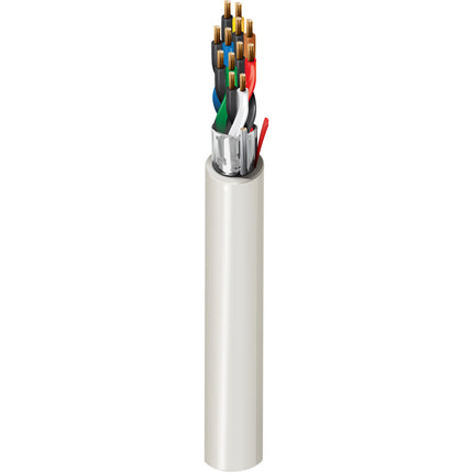 Belden 5345FE 008500 | Security & Sound, #18-6pr, BC, Shielded, CMR