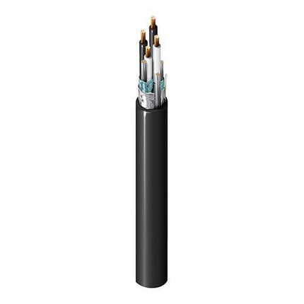 Belden 1039A 0107500 | Inst, 4 Pr #16 Str BC, PVC-NYL Ins E1, IS/OS, Blk PVC Jkt, 600V TC-ER 150V NPLF 90C Dry/Wet