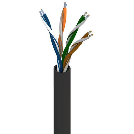 Belden 7924A 0102000 | DataTuff Cat 5e, 4 Bonded-Pr #24 Str TC, PO Ins, PVC Jkt, CMX-Outdoor CMR