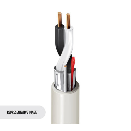 Belden 6200FE 8775000 | Security & Sound, 2 Conductor 16 AWG BC, Shielded, CMP