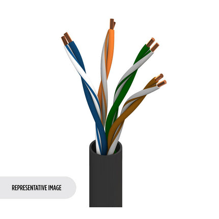 Belden 7918A 0102000 | DataTuff Cat 5e, 4 Pr #24 Sol BC, PO Ins, PVC Jkt, MSHA CMR