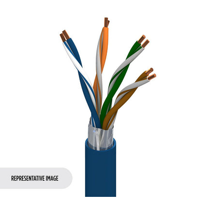 Belden 7929A 1NH1000 | DataTuff Cat 5e, 4 Bonded-Pr #24 Sol BC, PO Ins, OS, PVC Jkt, CMR CMG