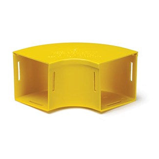 Leviton S8HEL-9DC | 4x8 Horizontal Elbow 90deg w/Cover