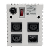 Tripp-Lite LR604 | 600W 230V Power Conditioner with Automatic Voltage Regulation (AVR), AC Surge Protection, 3 Outlets, UNIPLUGINT Adapter