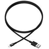 Tripp-Lite M100-003-BK | USB-A to Lightning Sync/Charge Cable, MFi Certified - Black, M/M, USB 2.0, 3 ft. (0.91 m)