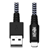 Tripp-Lite M100-003-HD | Heavy-Duty USB-A to Lightning Sync/Charge Cable, MFi Certified - M/M, USB 2.0, 3 ft. (0.91 m)