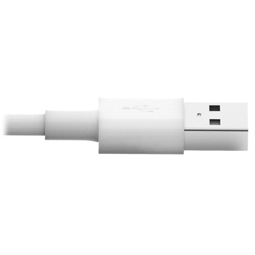 Tripp-Lite M100-006-WH | USB-A to Lightning Sync/Charge Cable, MFi Certified - White, M/M, USB 2.0, 6 ft. (1.83 m)