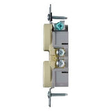 Legrand 3232-TRI | Pass and Seymour | 15A/125V TradeMaster Tamper-Resistant Duplex Receptacle, Ivory