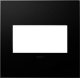 Legrand AWP2GGR4 | Adorne Collection | Adorne Graphite Two-Gang Screwless Wall Plate
