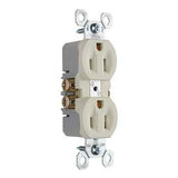 Legrand 3232-LA | Pass and Seymour | 15A/125V TradeMaster Duplex Receptacle, Light Almond
