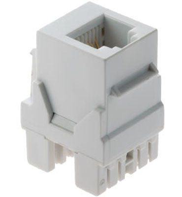 Legrand ACRJ25W1 | Adorne Collection | Adorne RJ25 Phone Jack, Black