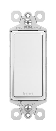 Legrand TM873-W | Radiant Collection | Radiant 15A 3-Way Switch, White