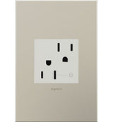 Legrand ARCH152W10 | Adorne Collection | Adorne 15A Tamper-Resistant Half-Controlled Outlet, White