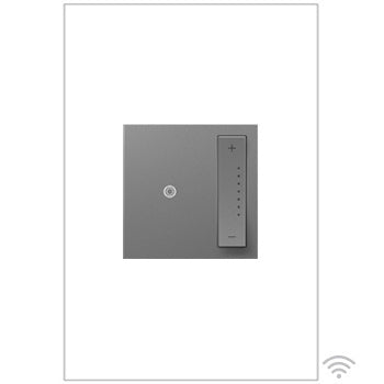 Legrand ADTP600RMHM1 | Adorne Collection | Adorne sofTap Wi-Fi Ready Master Incandescent / Halogen Dimmer, Magnesium