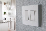 Legrand RWP262W | Radiant Collection | Radiant Two-Gang Screwless Wall Plate, White