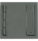 Legrand ADTPRIWHCM1 | Adorne Collection | Adorne sofTap Wi-Fi Ready Scene Controller, Magnesium