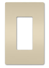 Legrand RWP26LA | Radiant Collection | Radiant One-Gang Screwless Wall Plate, Light Almond