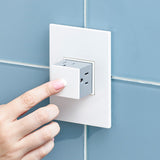Legrand AWP3GWHW4 | Adorne Collection | Gloss White-on-White 3-Gang Wall Plate