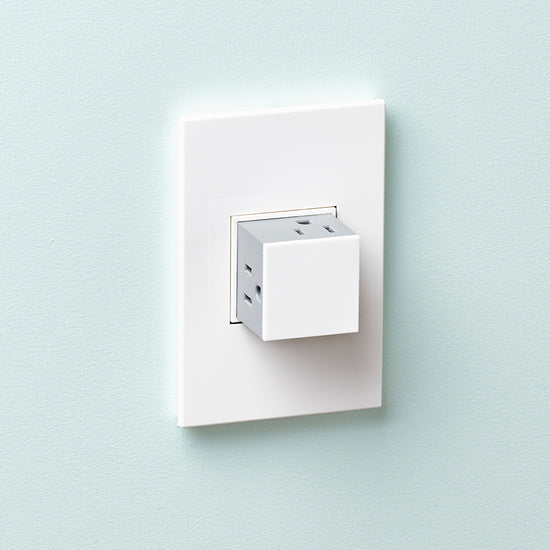 Legrand AWP3GWHW4 | Adorne Collection | Gloss White-on-White 3-Gang Wall Plate