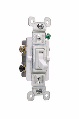 Legrand 663WG | Pass and Seymour | TradeMaster Grounding Toggle Switch, White