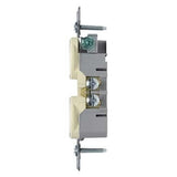 Legrand 3232-LA | Pass and Seymour | 15A/125V TradeMaster Duplex Receptacle, Light Almond