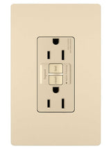 Legrand 1597-I | Radiant Collection | Radiant Spec-Grade 15A Self-Test GFCI Receptacle, Ivory