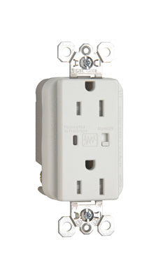 Legrand TR5262WSP | Pass and Seymour | Tamper-Resistant Extra Heavy-Duty Surge Protective Duplex Receptacle, White