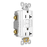 Legrand 2097W | Radiant Collection | Radiant Spec-Grade 20A Self-Test GFCI Receptacle, White