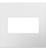 Legrand AWP2GWH4 | Adorne Collection | Adorne Gloss White Two-Gang Screwless Wall Plate