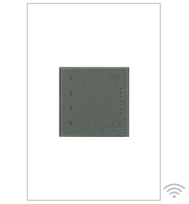 Legrand ADTHRIWHCM1 | Adorne Collection | Adorne Touch Wi-Fi Ready Scene Controller, Magnesium