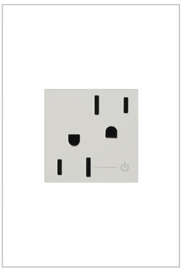 Legrand ARCH152W10 | Adorne Collection | Adorne 15A Tamper-Resistant Half-Controlled Outlet, White