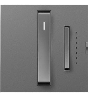 Legrand ADWR600RMHM1 | Adorne Collection | Adorne Whisper Wi-Fi Ready Master Dimmer No Neutral, Magnesium