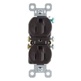 Legrand 3232-TR | Pass and Seymour | 15A/125V TradeMaster Tamper-Resistant Duplex Receptacle, Brown