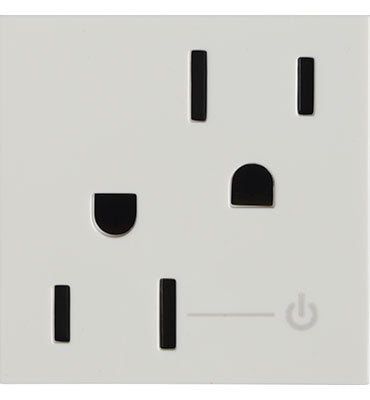 Legrand ARCH152W10 | Adorne Collection | Adorne 15A Tamper-Resistant Half-Controlled Outlet, White