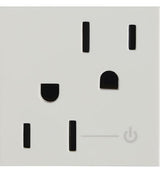 Legrand ARCH152W10 | Adorne Collection | Adorne 15A Tamper-Resistant Half-Controlled Outlet, White