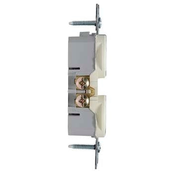 Legrand 3232-LA | Pass and Seymour | 15A/125V TradeMaster Duplex Receptacle, Light Almond