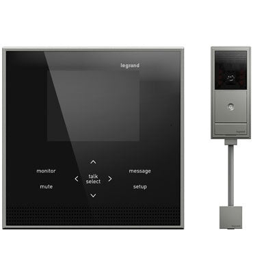 Legrand AI6100M1 | Adorne Collection | Adorne Video Intercom Kit, Magnesium
