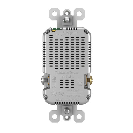 Legrand R26USBACW | Radiant Collection | Radiant 15A Tamper-Resistant USB Type A/C Outlet, White