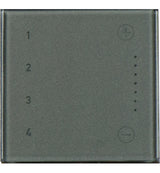 Legrand ADTHRIWHCM1 | Adorne Collection | Adorne Touch Wi-Fi Ready Scene Controller, Magnesium