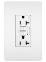 Legrand 2097-TRW | Radiant Collection | Radiant Spec-Grade 20A Tamper-Resistant Self-Test GFCI Receptacle, White