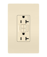 Legrand 2097-TRLA | Radiant Collection | Radiant Spec-Grade 20A Tamper-Resistant Self-Test GFCI Receptacle, Light Almond