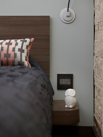 Legrand AWP2GGR4 | Adorne Collection | Adorne Graphite Two-Gang Screwless Wall Plate
