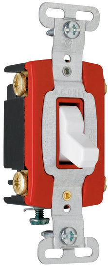 Legrand CSB20AC4-W | Pass and Seymour | Hard Use Specification Grade Switch, White