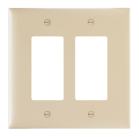 Legrand TPJ262 | Pass and Seymour | Decorator Openings, Two Gang, Brown