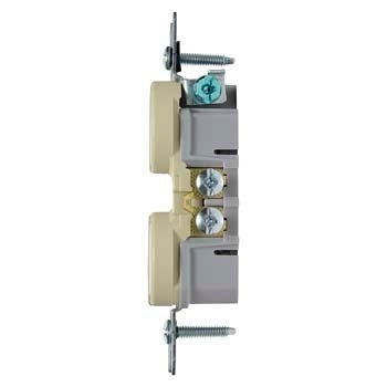 Legrand 3232-TRLA | Pass and Seymour | 15A/125V TradeMaster Tamper-Resistant Duplex Receptacle, Light Almond