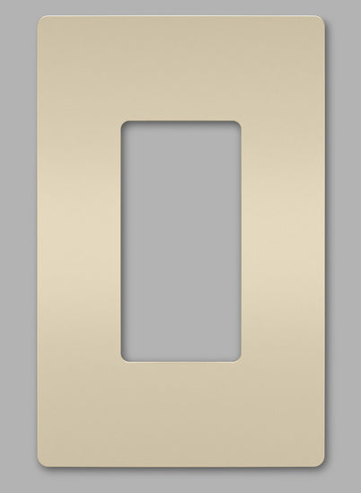 Legrand RWP26LA | Radiant Collection | Radiant One-Gang Screwless Wall Plate, Light Almond