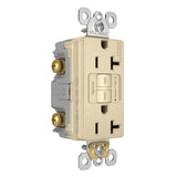 Legrand 2097-I | Radiant Collection | Radiant Spec-Grade 20A Self-Test GFCI Receptacle, Ivory